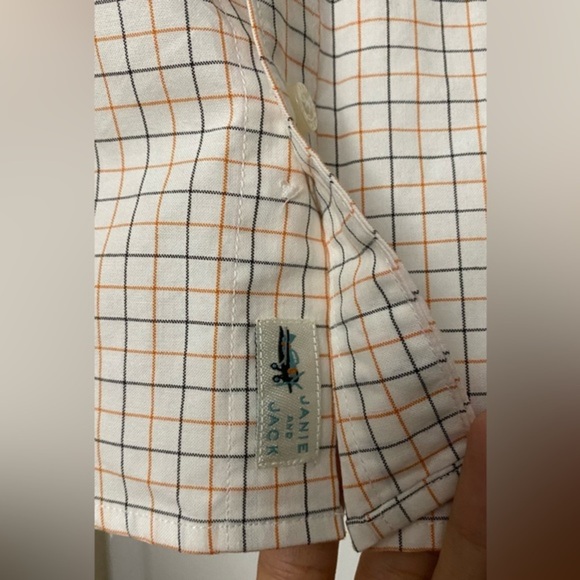 Janie and Jack Button Down Cotton Long Sleeve 2T - Picture 6 of 6